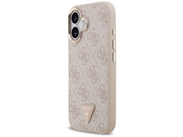 Guess 4G Triangle Logo MagSafe Case for iPhone 17 - Rose Gold
