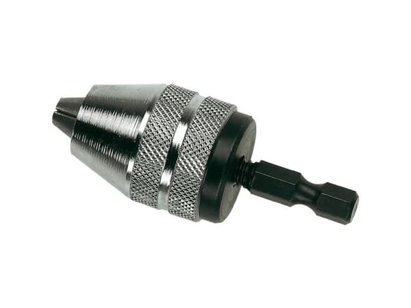 C.K Tools T2463, Nøkkelløs chuck, 1/4", Stål, Kromfarget, Rustfritt stål