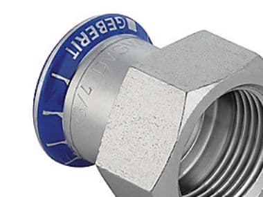 Overg.Mf Rustf 28mm-3/4 - M/indv.Gev MA-Press. Kun M-bakker