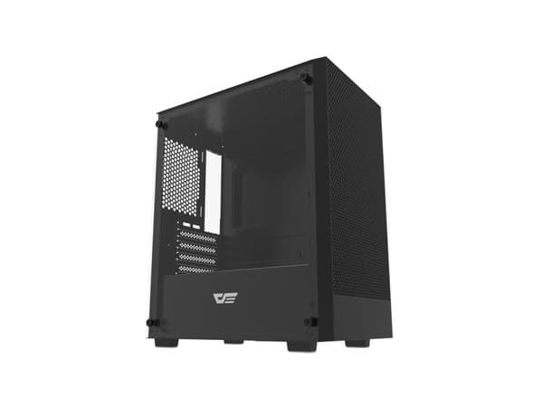 Darkflash M305 datorkåpa utan fläktar (svart)
