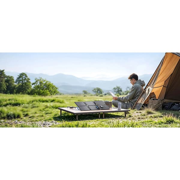 Bluetti solcellelader 60 W bærbart solcellepanel USB-A (18 W) USB-C (30 W) XT60 BLUETTI-Sora60