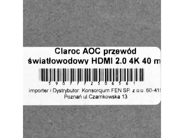 Claroc HDMI 2.0 AOC 4K@60Hz 40 m