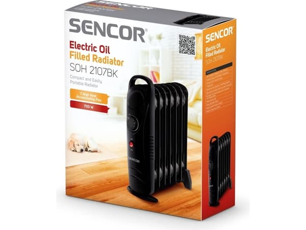 Sencor SOH 2107BK oljeradiator 700 W