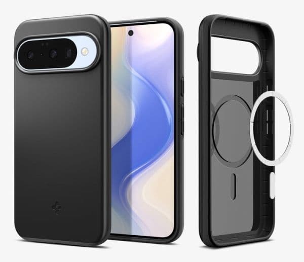 Spigen ACS09699, Etui, Google, Google - Pixel 10 Pro Google - Pixel 10, 16 cm (6.3"), Sort