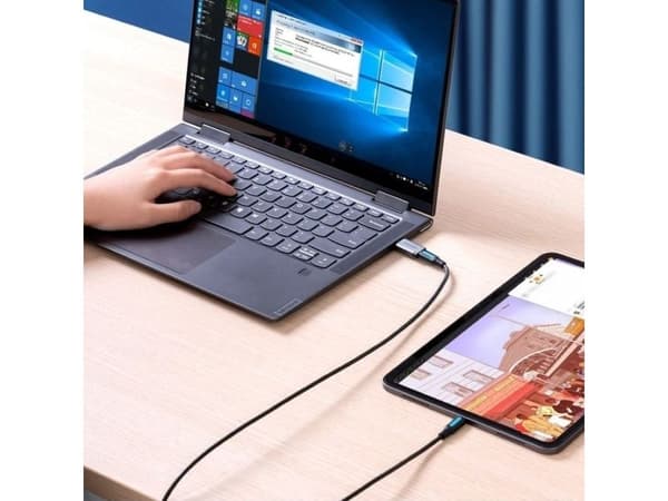 Adapter USB 3.0 Vention USB-A do USB-C szary stop aluminium