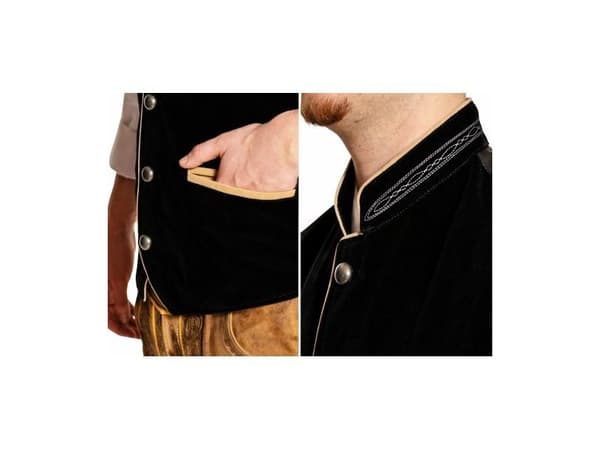 Sort Oktoberfest vest