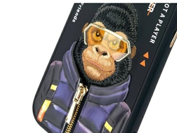 Nimmy Cool&amp;Cute 2.0 Monkey case for iPhone 15 - black