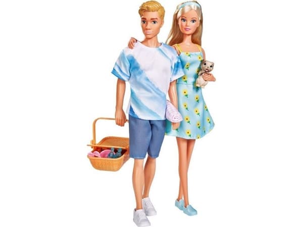 Simba docka 29 cm Steffi Kevin till picknick