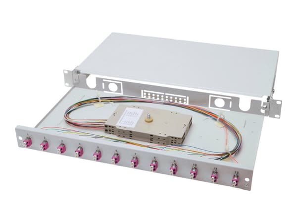 Digitus DN-96331-4, Kaapelin hallintapaneeli, Terästä, Harmaa, 1 kpl