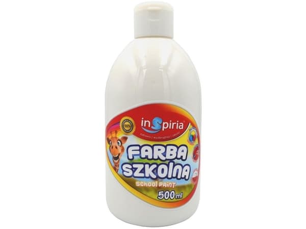 Skolemaling hvit 500 ml