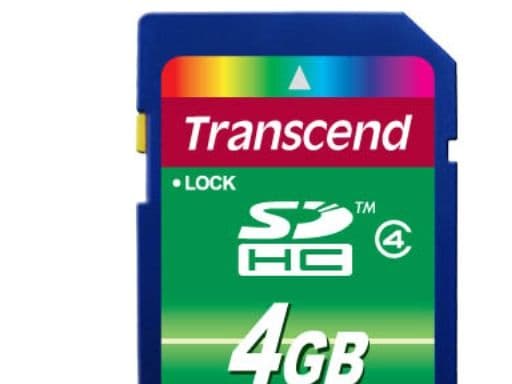 Transcend - Flash-minneskort - 4 GB - Class 4 - SDHC