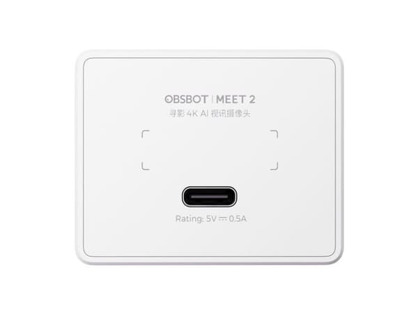 OBSBOT Meet 2 Cloud White AI-drivet 4K