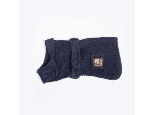 Dog Bath Robe Navy 50 cm