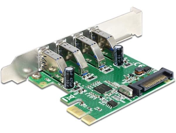 DeLOCK 89360, PCIe, USB 3.2 Gen 1 (3.1 Gen 1), Windows 7 Home Basic, Windows 7 Home Basic x64, Windows 7 Home Premium, Windows 7 Home Premium...