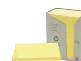 Sticky notes Post-it 655-1T BxL: 76 x 127 mm gul (16 st)