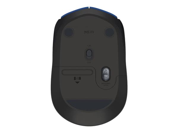 Logitech M171, Molempikätinen, Optinen, Langaton RF, 1000 DPI, Musta, Harmaa