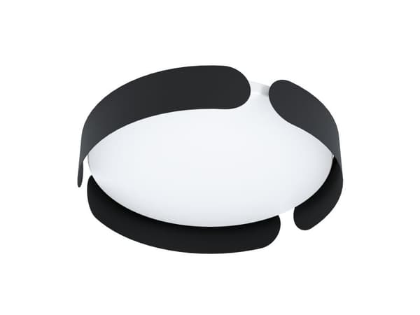 EGLO VALCASOTTO LOFT LED SORT/HVID