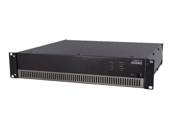 Audac CAP224 - Effektforsterker - svart
