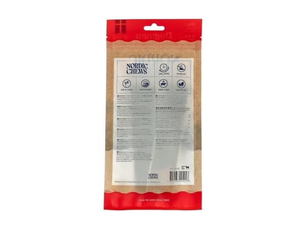 Dogman Nordic Chews Beef Rawhide Strips 2 pk
