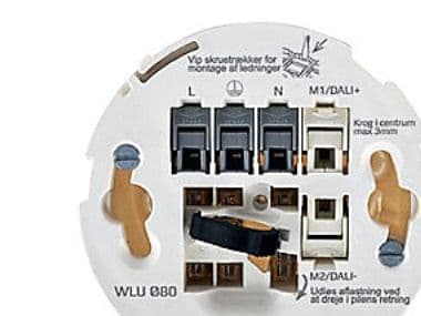 Lamputtag WLU Ø80 PH pärlvitt
