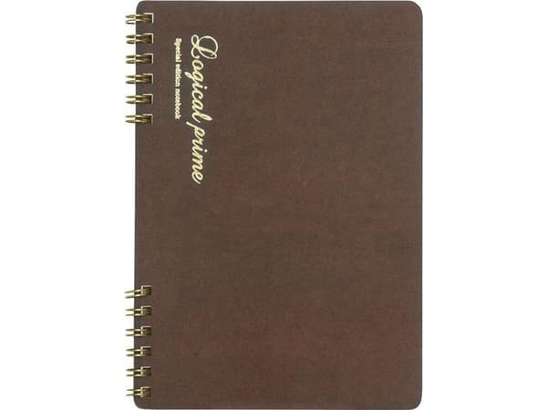 Notebook B5 12x15cm Logical Prime PT brun