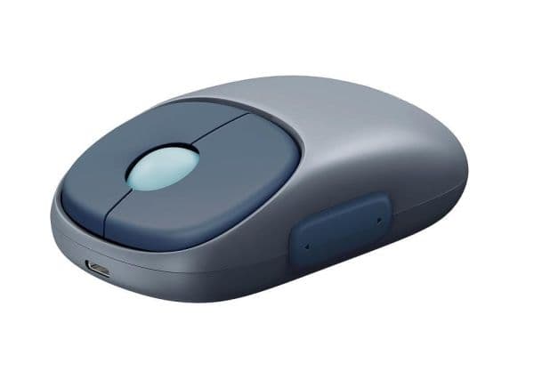 Ugreen Fun +, Ambidextrous, Trådlös RF + Bluetooth, 4000 DPI, Blå