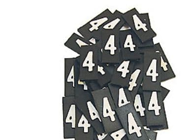 Triarca skylt/brick - brick 1/8 "4" vit