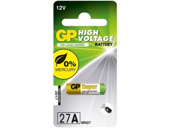 Gp 27a batteri stk.