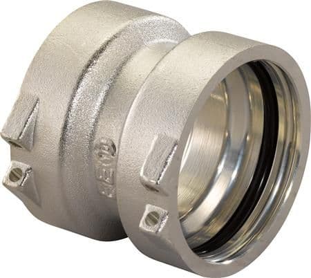 Uponor RS kobling RS2-RS2 - forkromet messing UPONOR