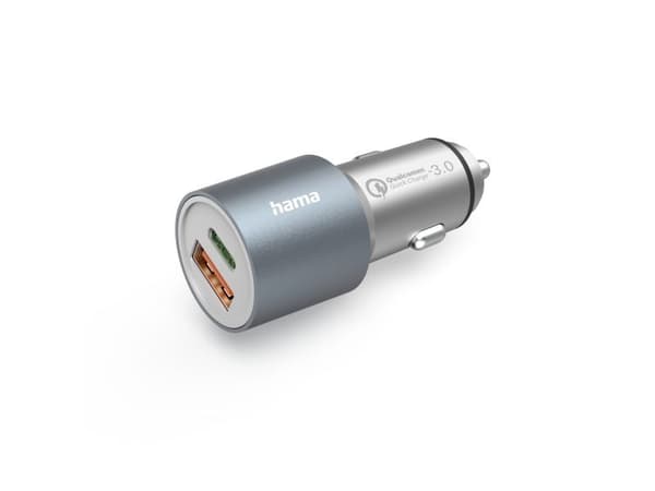 Hama 00201639, Automatisk, Cigartenner/lighter, 12 V, Sølv