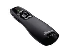 MediaRange - Presentasjonsfjernstyring - 5 knapper - RF - svart