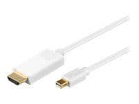 MicroConnect - Adapterkabel - Mini DisplayPort han til HDMI han - 1.8 m