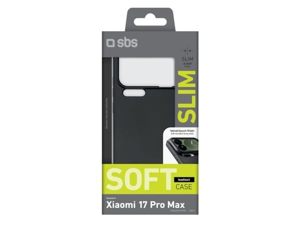 SBS Instinct- etui til Xiaomi 17 Pro Max - Svart