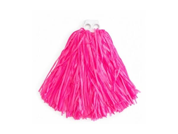 Neonpink pom pom, 1 stk