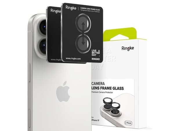Ringke Camera Frame Protector 2-pak iPhone 17 sort