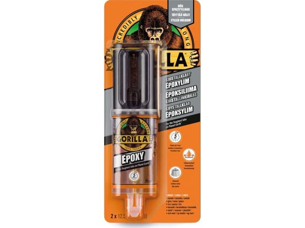 Gorilla Crystal kirkas epoksiliima - 25 ml.
