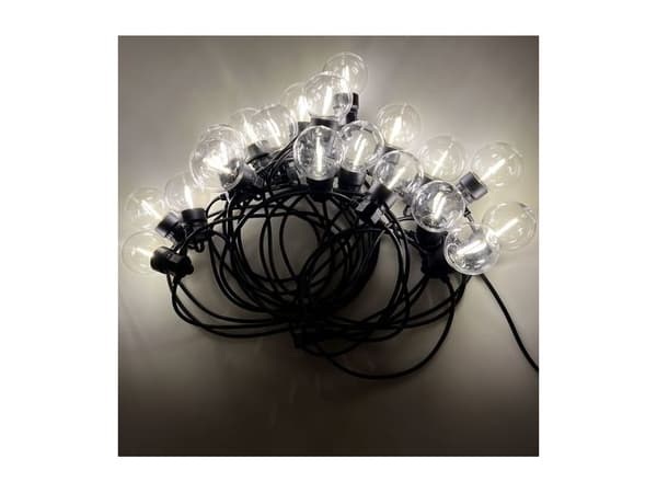 Vit LED- ljusslinga 12,5 m