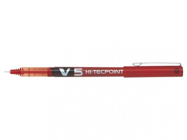 Rollerpen pilot hi-tecpoint v5, 0,3 mm, röd