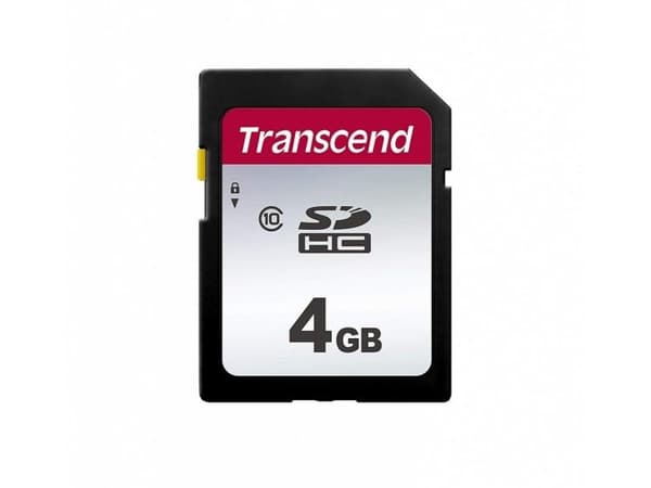 Transcend 300S - Flashminnekort - 4 GB - Class 10 - SDHC