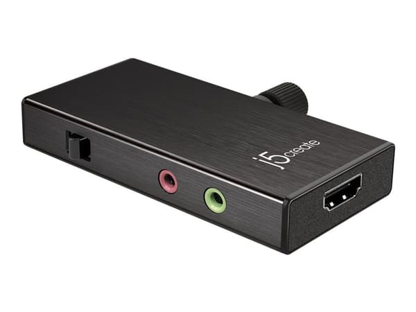 j5create JVA02-N - Videofångstadapter - USB-C 3.1 - svart