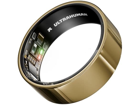 Ultrahuman Ring Air - 6 - smart ring - Bluetooth - 2.4 g - bionisk gull
