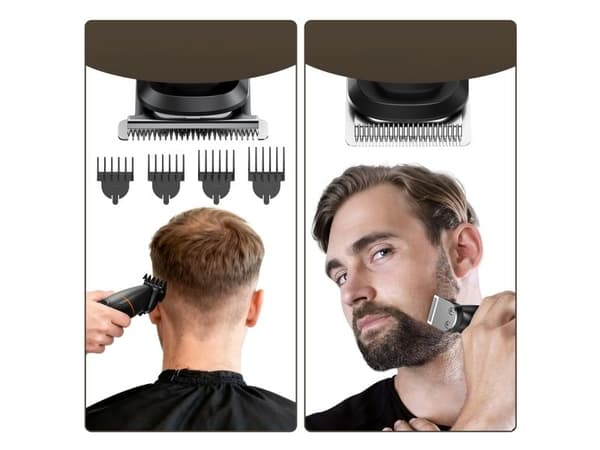MAXGROOM LK-892 multifunctional trimmer with replaceable tips - black