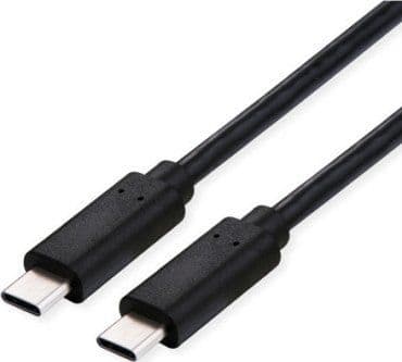 Value 11.99.9082, 1 m, USB C, USB C, USB4 Gen 3x2, Svart