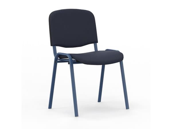 Iso stol, Mørk blå med blå stoleben