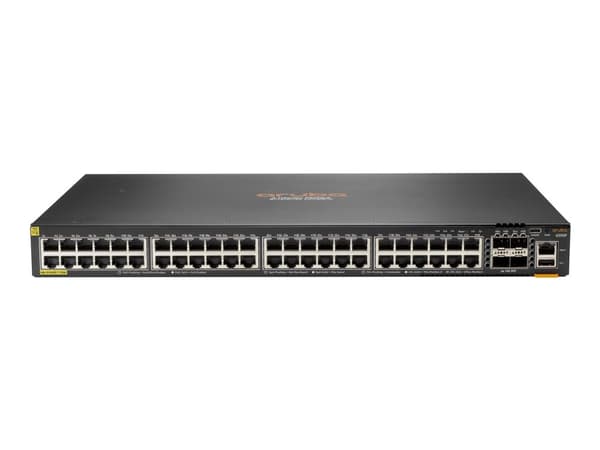 HPE Aruba Networking CX 6200F 48G Class-4 PoE 4SFP+ 370W switch (EN)