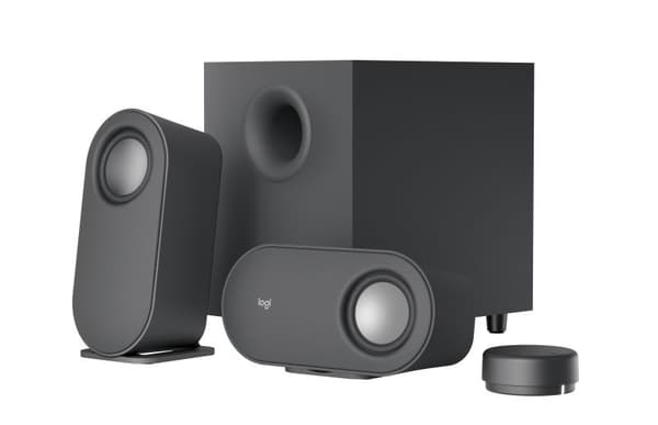Logitech Z407 - Android Edition - högtalarsystem - för persondator - 2.1-kanals - trådlös - Bluetooth - USB - 40 Watt (Total) - grafitgrå