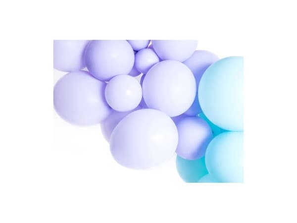 Pastel lys lilla balloner 100 stk 5"
