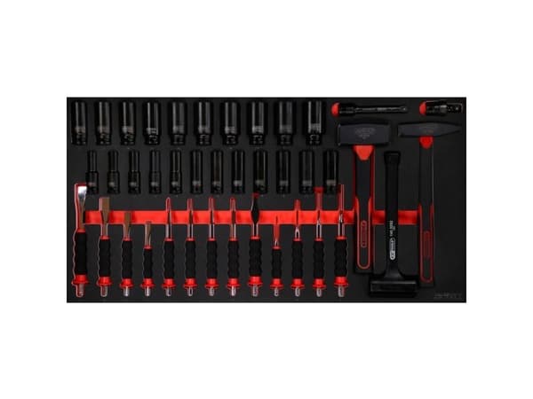 KS Tools 813.0040, Støpselsett, 40 hoder, 10,2 kg