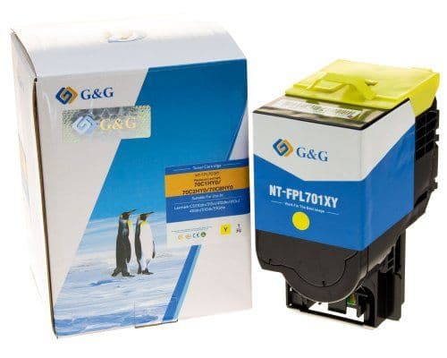 G&G NT-CL701XFY, 3000 sidor, Gul, 1 styck