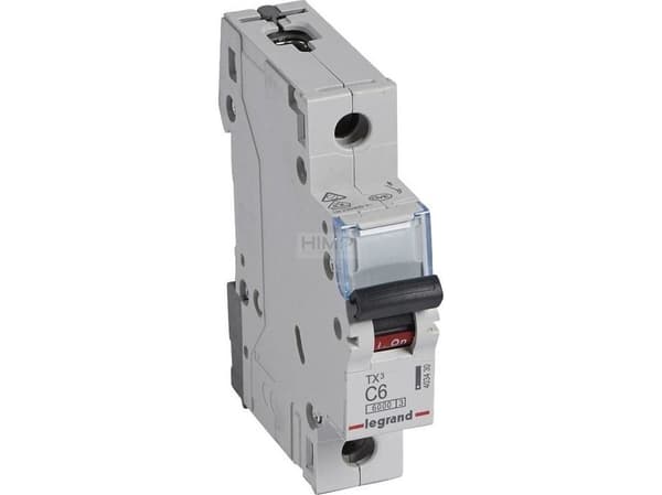 Legrand TX3, Dvärgbrytare, Typ C, IP20, 240 - 415 V